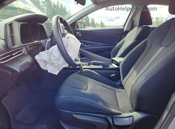 KMHLL4AG1MU213167 2021 HYUNDAI ELANTRA Серый Вид салона спереди