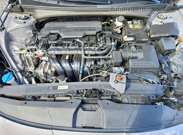 KMHLL4AG1MU213167 2021 HYUNDAI ELANTRA Серый Вид задней части салона
