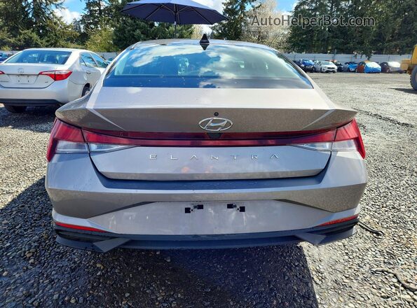 KMHLL4AG1MU213167 2021 HYUNDAI ELANTRA Серый Вид сзади