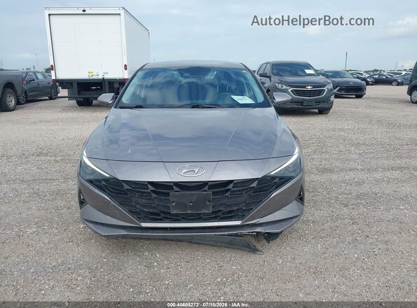 KMHLL4AG1PU544285 2023 HYUNDAI ELANTRA Серый Вид задней части салона