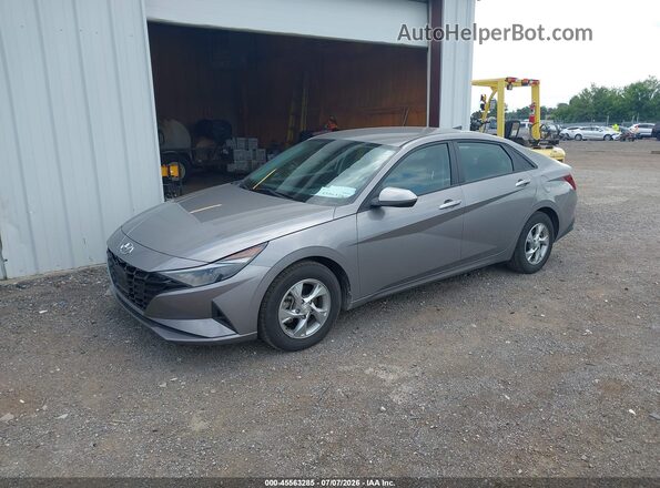 KMHLL4AG1PU550913 2023 HYUNDAI ELANTRA Gray წინა მარცხენა ხედი სამი მეოთხედიდან
