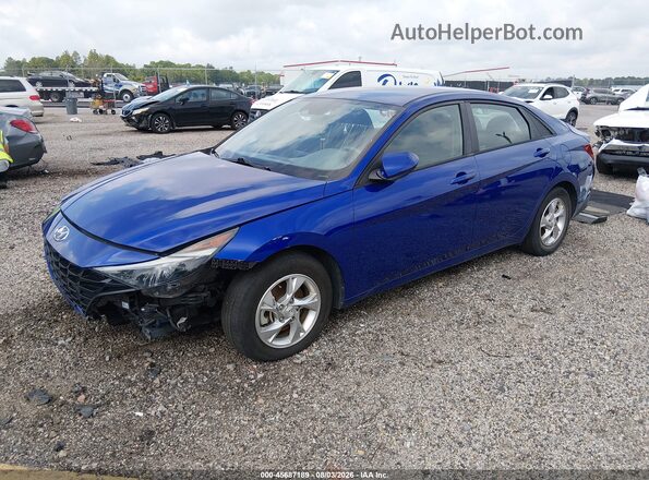 KMHLL4AG2PU388290 2023 HYUNDAI ELANTRA Синий Передняя левая четверть