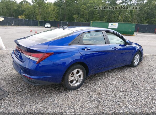 KMHLL4AG2PU388290 2023 HYUNDAI ELANTRA Синий Задняя правая четверть