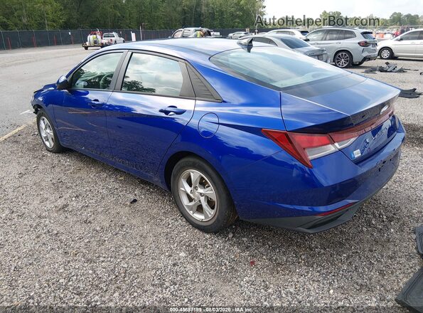 KMHLL4AG2PU388290 2023 HYUNDAI ELANTRA Синий Задняя левая четверть
