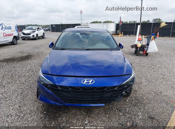 KMHLL4AG2PU388290 2023 HYUNDAI ELANTRA Синий Вид щитка приборов