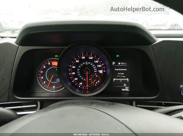 KMHLL4AG2PU535269 2023 HYUNDAI ELANTRA Gray Rear seats view