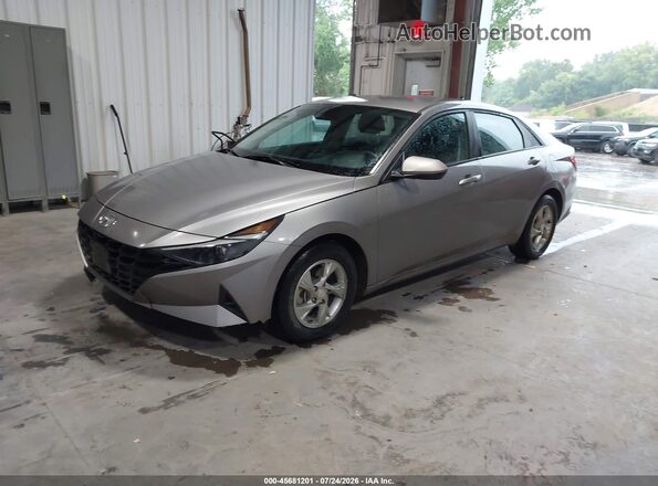 KMHLL4AG2PU545137 2023 HYUNDAI ELANTRA Silver Առջևի ձախ երեք քառորդ տեսարան