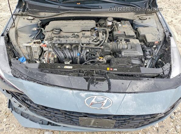 KMHLL4AG4PU384872 2023 HYUNDAI ELANTRA Серый Вид задней части салона