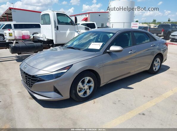 KMHLL4AG4PU556981 2023 HYUNDAI ELANTRA Gray Vista tres cuartos delantera izquierda