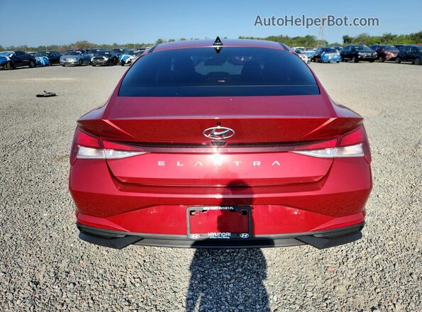 KMHLL4AG4PU571271 2023 HYUNDAI ELANTRA Red Вид ззаду