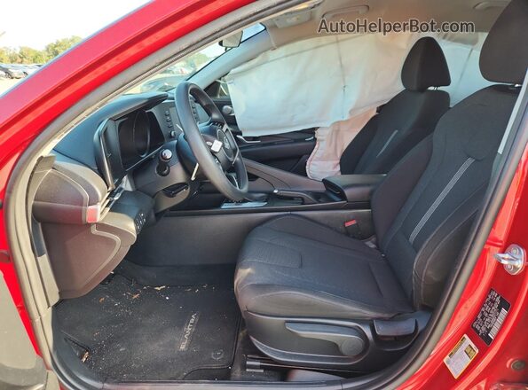 KMHLL4AG4PU571271 2023 HYUNDAI ELANTRA Red Вид салону спереду