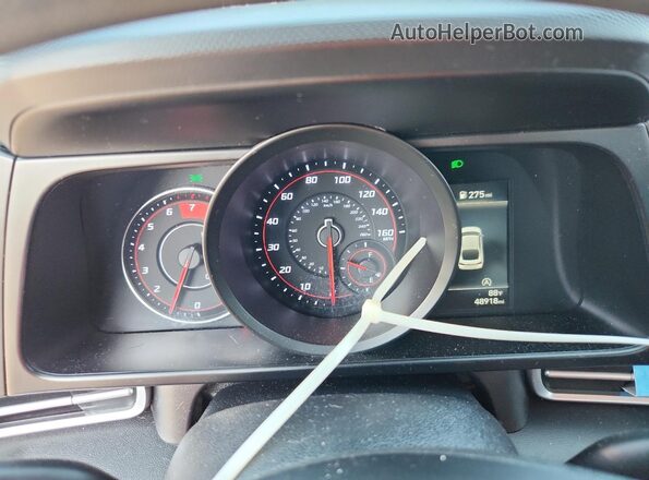 KMHLL4AG4PU571271 2023 HYUNDAI ELANTRA Red Вид щитка приладів