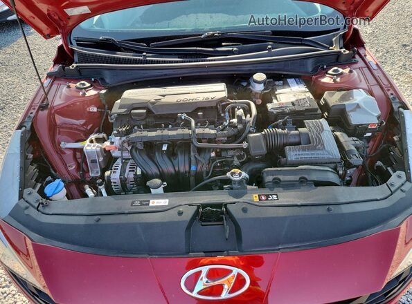 KMHLL4AG4PU571271 2023 HYUNDAI ELANTRA Red Вид задньої частини салону