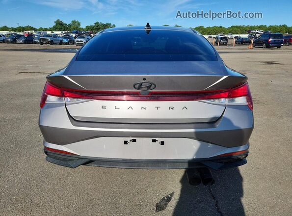 KMHLL4AG5MU148243 2021 HYUNDAI ELANTRA Silver Rear view