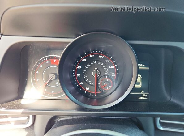 KMHLL4AG5MU148243 2021 HYUNDAI ELANTRA Silver Instrument cluster view