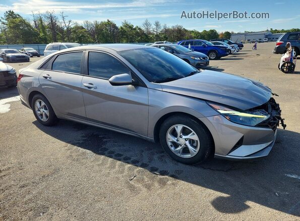KMHLL4AG5MU148243 2021 HYUNDAI ELANTRA Silver Front right