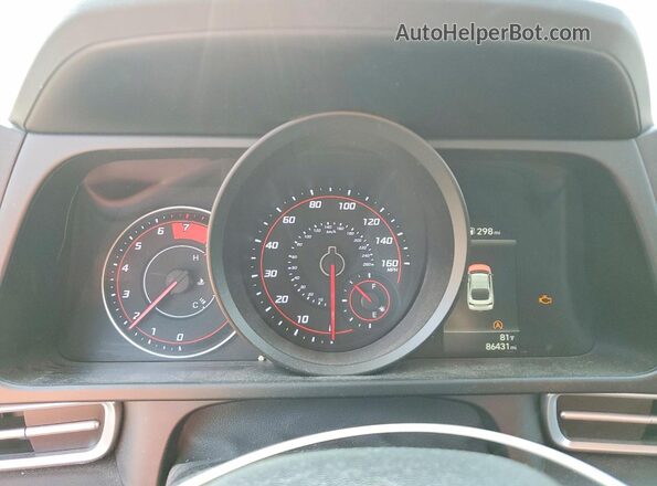 KMHLL4AG5MU213169 2021 HYUNDAI ELANTRA Silver Вид щитка приладів