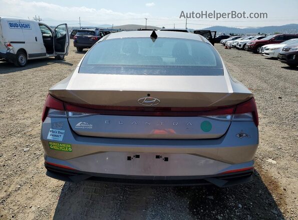 KMHLL4AG5MU213169 2021 HYUNDAI ELANTRA Silver Вид ззаду