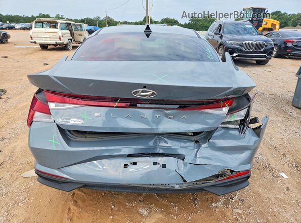 KMHLL4AG5NU255455 2022 HYUNDAI ELANTRA Gray Հետևի տեսք