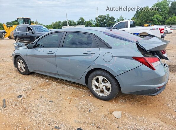 KMHLL4AG5NU255455 2022 HYUNDAI ELANTRA Gray Հետևի ձախ