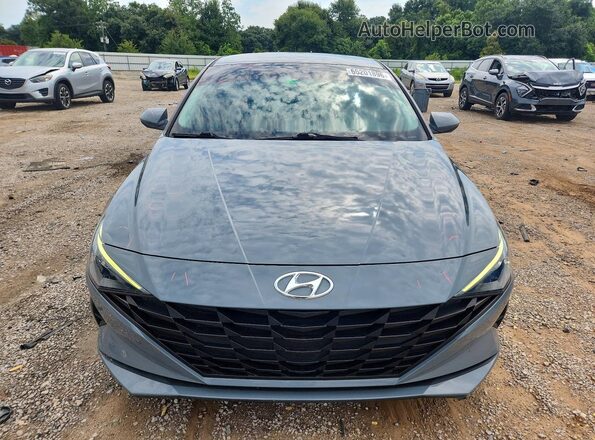 KMHLL4AG5NU255455 2022 HYUNDAI ELANTRA Gray Դիմացի տեսք