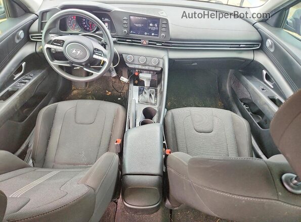 KMHLL4AG5NU255455 2022 HYUNDAI ELANTRA Gray Առջևի վահանակի տեսք