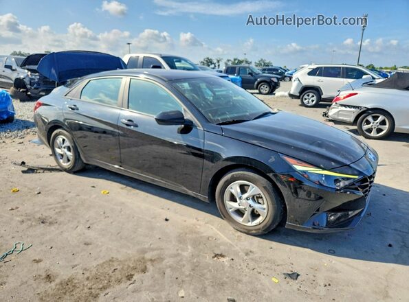 KMHLL4AG5NU359458 2022 HYUNDAI ELANTRA Black Delantero derecho