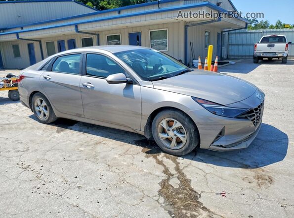KMHLL4AG5NU368130 2022 HYUNDAI ELANTRA Gray Delantero derecho
