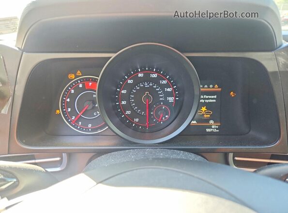 KMHLL4AG5PU580609 2023 HYUNDAI ELANTRA Silver Widok zestawu wskaźników
