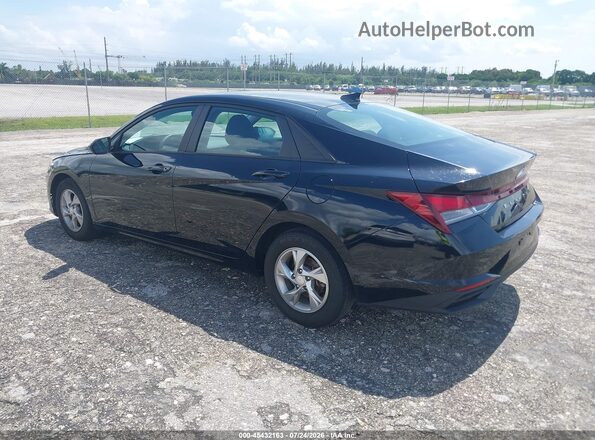 KMHLL4AG6PU531631 2023 HYUNDAI ELANTRA Black Հետևի ձախ