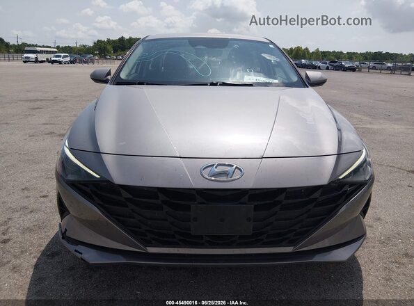 KMHLL4AG6PU545142 2023 HYUNDAI ELANTRA Серый Вид спереди