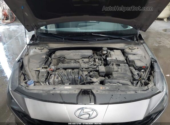 KMHLL4AG6PU545156 2023 HYUNDAI ELANTRA Gray Widok z tyłu