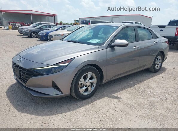 KMHLL4AG6PU549370 2023 HYUNDAI ELANTRA Silver წინა მარცხენა ხედი სამი მეოთხედიდან