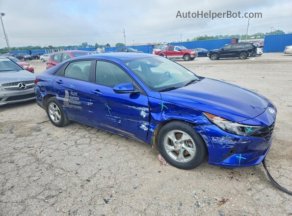 KMHLL4AG6PU571398 2023 HYUNDAI ELANTRA Blue Przód prawy