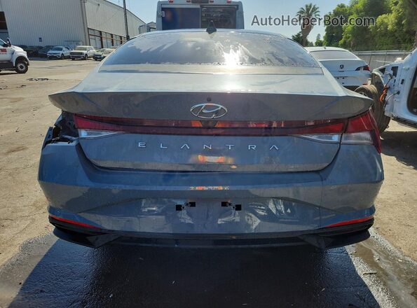 KMHLL4AG7MU071052 2021 HYUNDAI ELANTRA Gray Вид ззаду