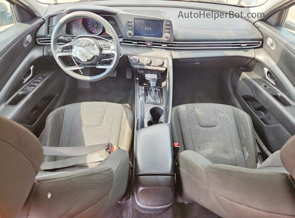 KMHLL4AG7MU103031 2021 HYUNDAI ELANTRA Gray Առջևի վահանակի տեսք