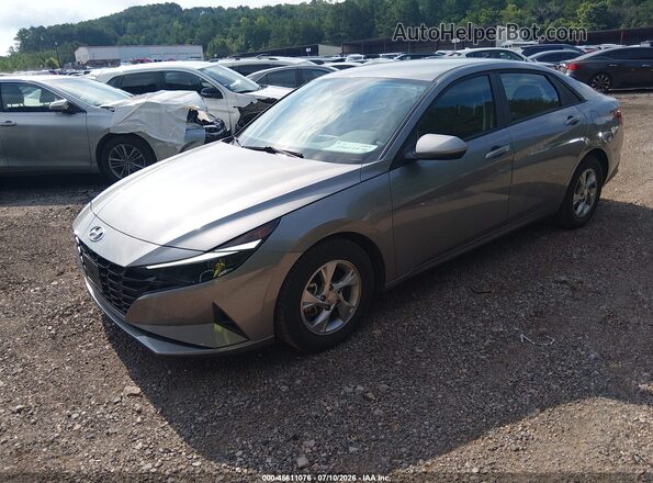 KMHLL4AG7PU534425 2023 HYUNDAI ELANTRA Gray Առջևի ձախ երեք քառորդ տեսարան