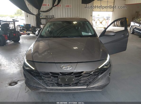 KMHLL4AG7PU547627 2023 HYUNDAI ELANTRA Gray Widok z przodu