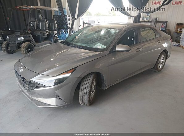 KMHLL4AG7PU547627 2023 HYUNDAI ELANTRA Gray Przód lewy