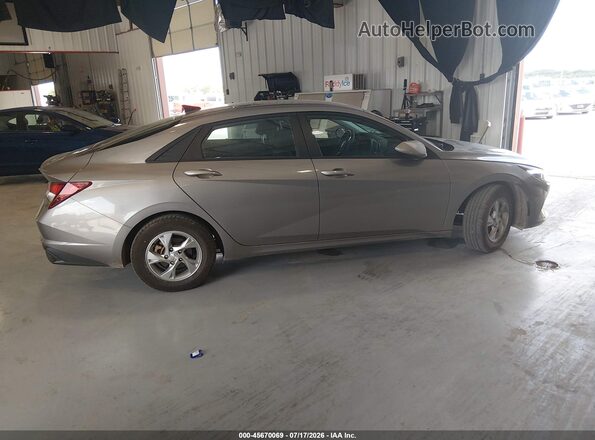 KMHLL4AG7PU547627 2023 HYUNDAI ELANTRA Gray Widok wnętrza z tyłu