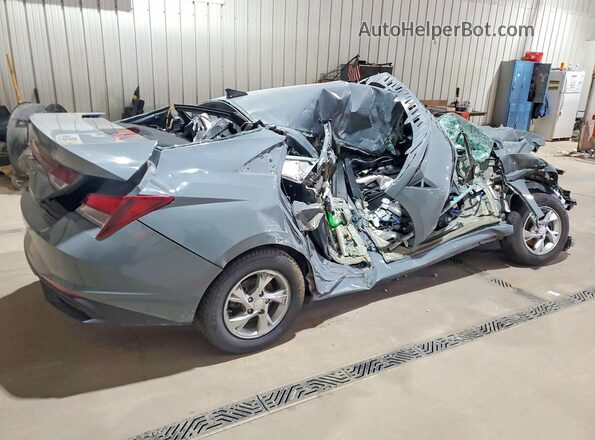 KMHLL4AG8MU173220 2021 HYUNDAI ELANTRA Серый Задняя правая четверть