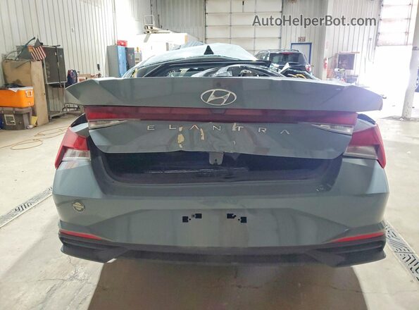 KMHLL4AG8MU173220 2021 HYUNDAI ELANTRA Серый Вид сзади