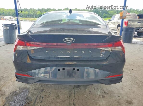 KMHLL4AG8MU177882 2021 HYUNDAI ELANTRA Black უკანა ხედი