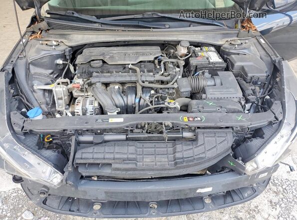 KMHLL4AG8MU177882 2021 HYUNDAI ELANTRA Black უკანა სალონის ხედი