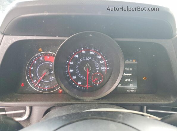 KMHLL4AG8MU177882 2021 HYUNDAI ELANTRA Black ხელსაწყოთა პანელის ხედი