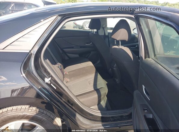 KMHLL4AG8PU544378 2023 HYUNDAI ELANTRA Black VIN კოდის სტიკერის ხედი
