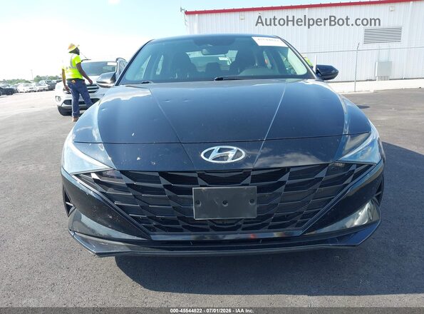 KMHLL4AG8PU544378 2023 HYUNDAI ELANTRA Black უკანა სალონის ხედი