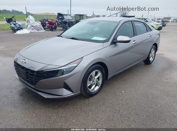 KMHLL4AG8PU550097 2023 HYUNDAI ELANTRA Silver Առջևի ձախ երեք քառորդ տեսարան