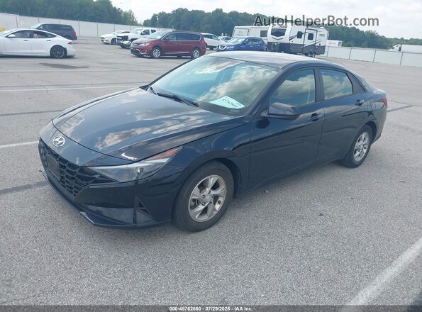 KMHLL4AG8PU576277 2023 HYUNDAI ELANTRA Черный Передняя левая четверть