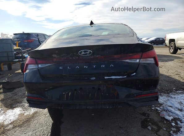 KMHLL4AG9MU072302 2021 HYUNDAI ELANTRA Black Հետևի տեսք